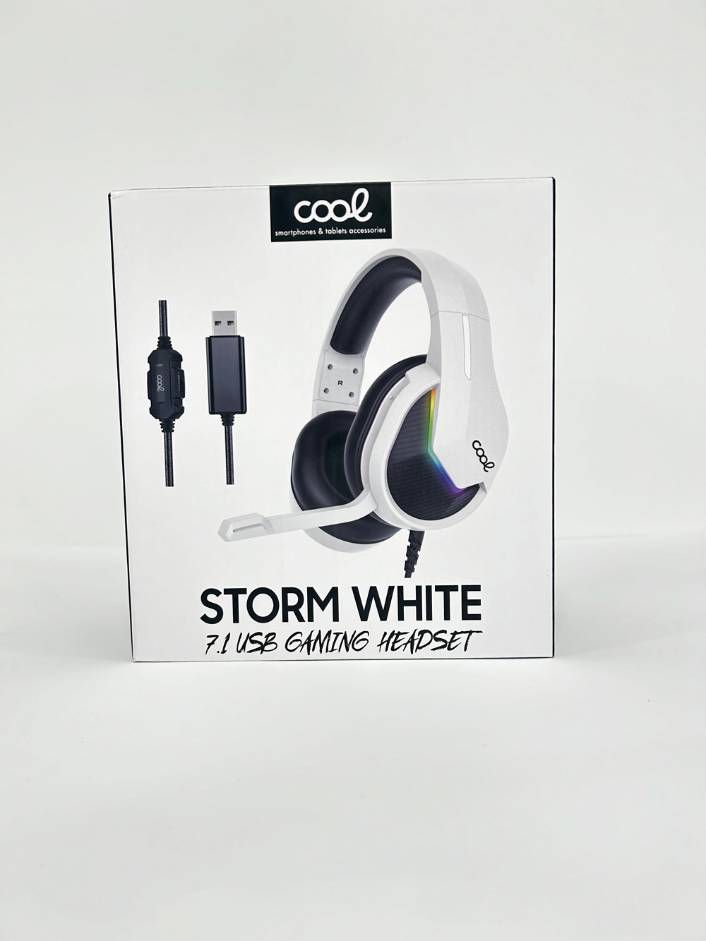 Auriculares Gaming Storm White 7.1 USB