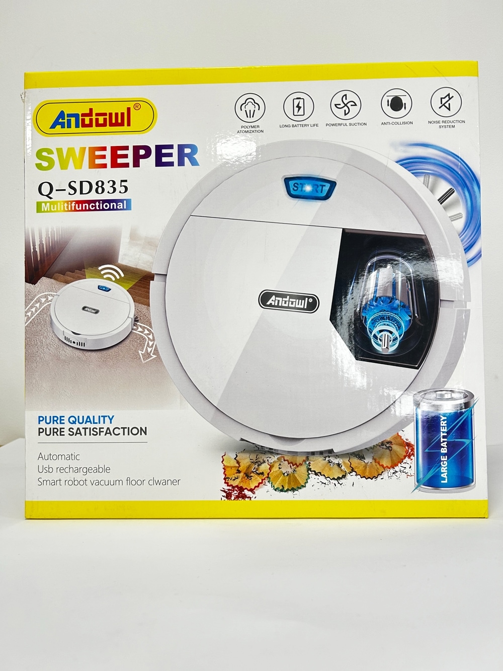 Robot de Limpieza Andowl Q-SD835
